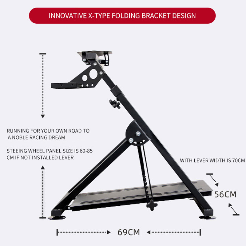 Wholesale Foldable SIM Racing Simulator Bracket Adjustable Steering Wheel Stand for Logitech G25/G27/G29/T300