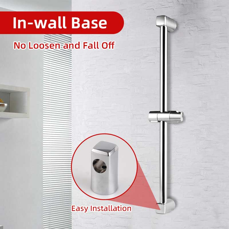 Top Sale Bathroom Wall Mounted Stainless Steel Shower Sliding Bar to Adjust Shower Head Height