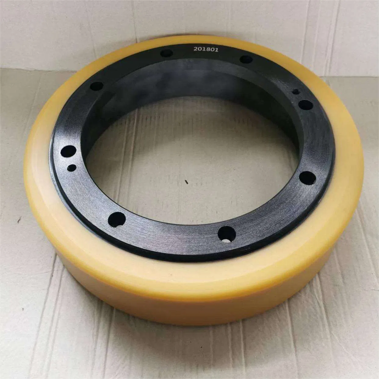 Electric Forklift PU Wheel 330*140-80mm Electric Forklift Bearing Wheel EV Wheel