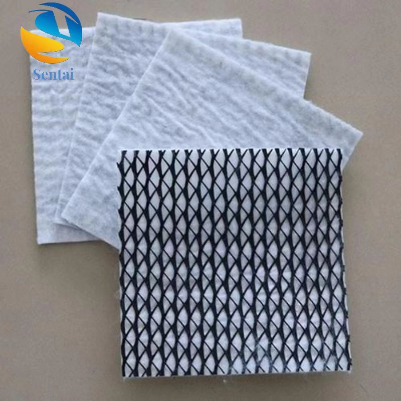 Three Dimensional Composite Drainage Network, Long and Short Silk Geotextile, Landfill Roadbed, Retaining Wall, Green Space Geotextile Drainage Network