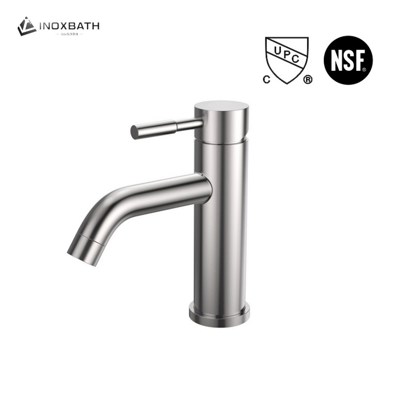 Aesthetically Pleasing Stainless Steel Bathroom Basin Faucet for Modern Baths