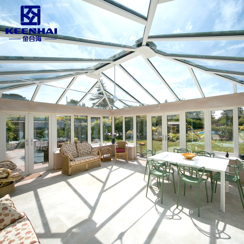 Temporary Offices Warehouse Prefab House Prefabricated Building Glass Sunrooms Portable Sunroom Manufacture