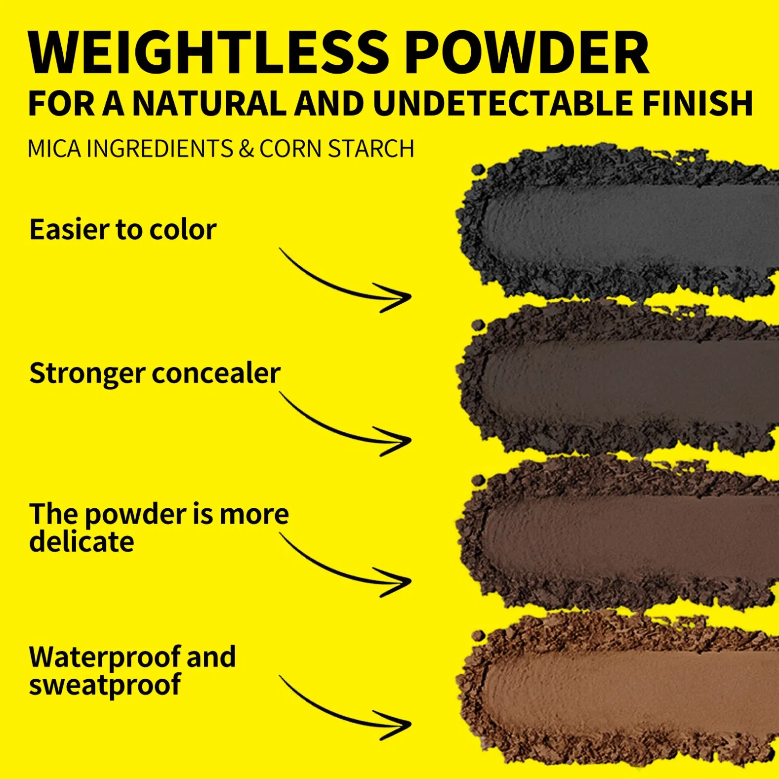 New Hairdressing Fast Cover White Hair Temporary Root Touch up Thickening Hairline Powder Hair Loss Concealer