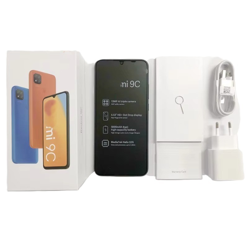 Mobile Phones Original for Red Mi 9c 4G 6.53 Inches 3+64GB Wholesale Smart Phone