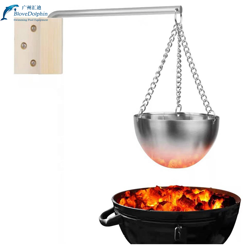 Stainless Steel Sauna Aromatherapy Bowl Essential Oil Holder Sauna Room Accessories