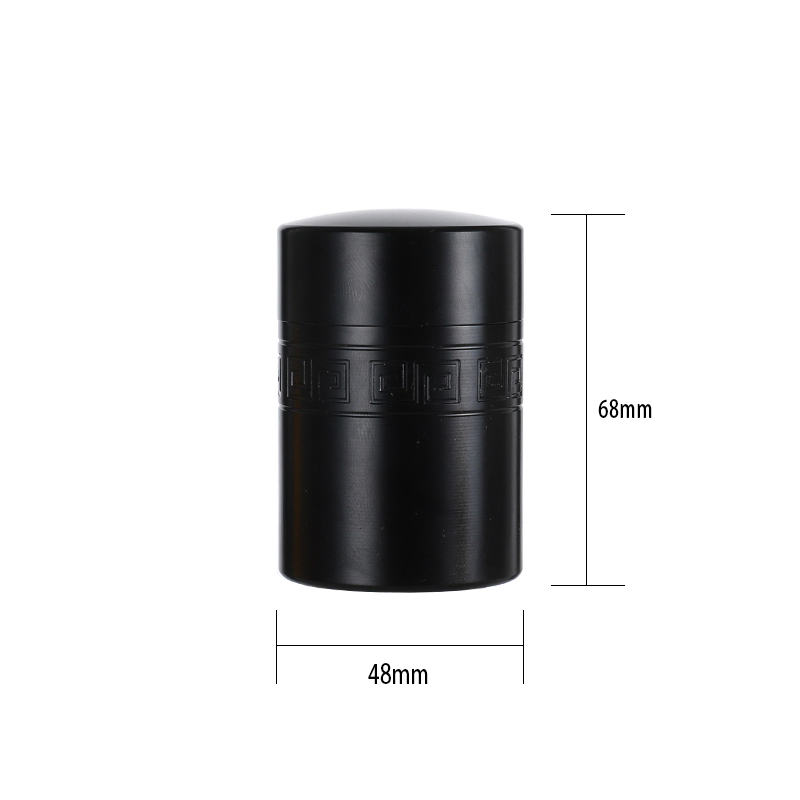 Jiju 047y Tea Jar Keep Dry Tobacco Herb Container Metal Jar