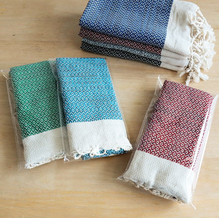 Turkish Cotton Yarn Dyed Tea Towels Wholesale Kitchen Dish Towel