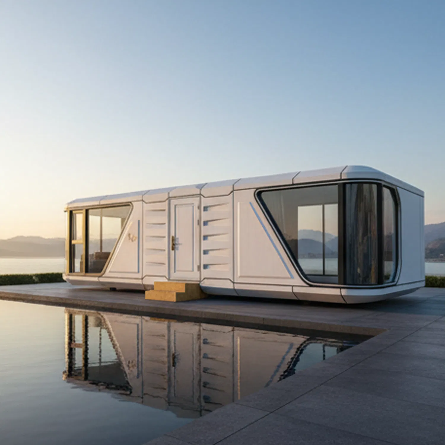 Tiny Mobile Integrated Homes House Factory Price Luxury Modular Modern Space Capsule /Smart Casas Prefabricadas Vessel Modular Hotel for Sale