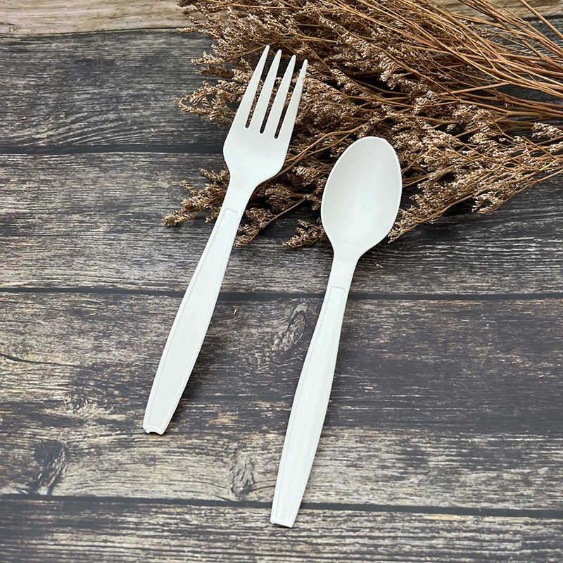 Hot Sale Biodegradable Cutlery Set Disposable Tableware Including Knives Forks Spoons