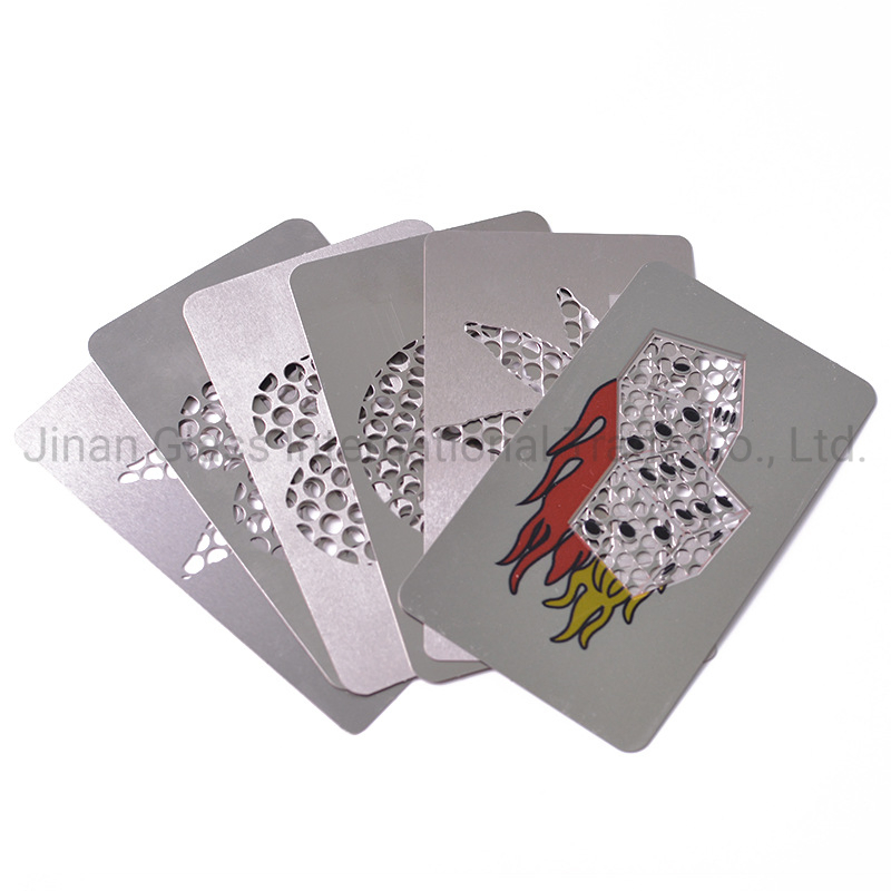New Zinc Alloy Cartoon Pattern Cigarette Grinder Card Cigarette Grinder Metal Card Grinder