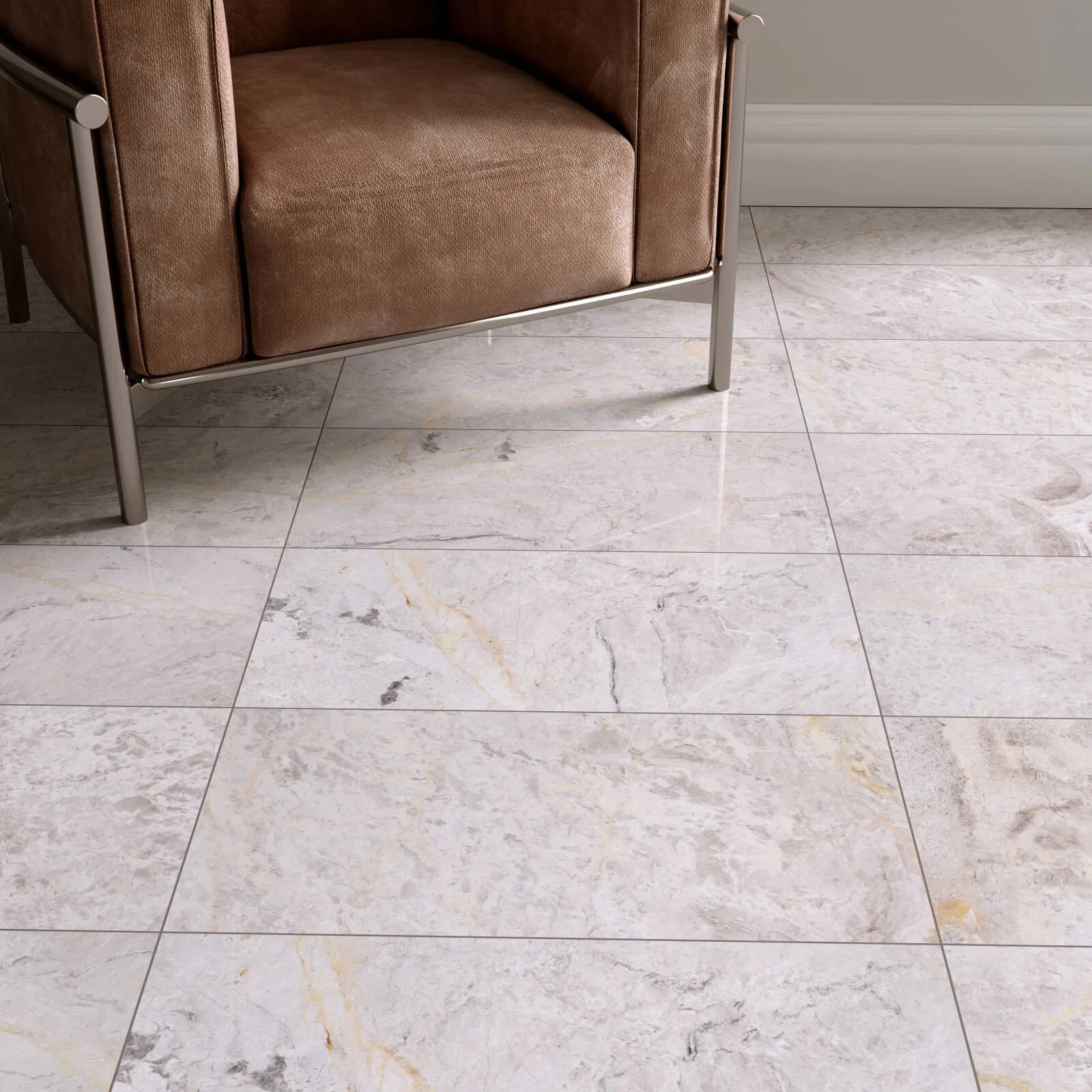 Foshan Flooring Big Wall Porcelanato Glaze Polished Luxury Porcelain Tile