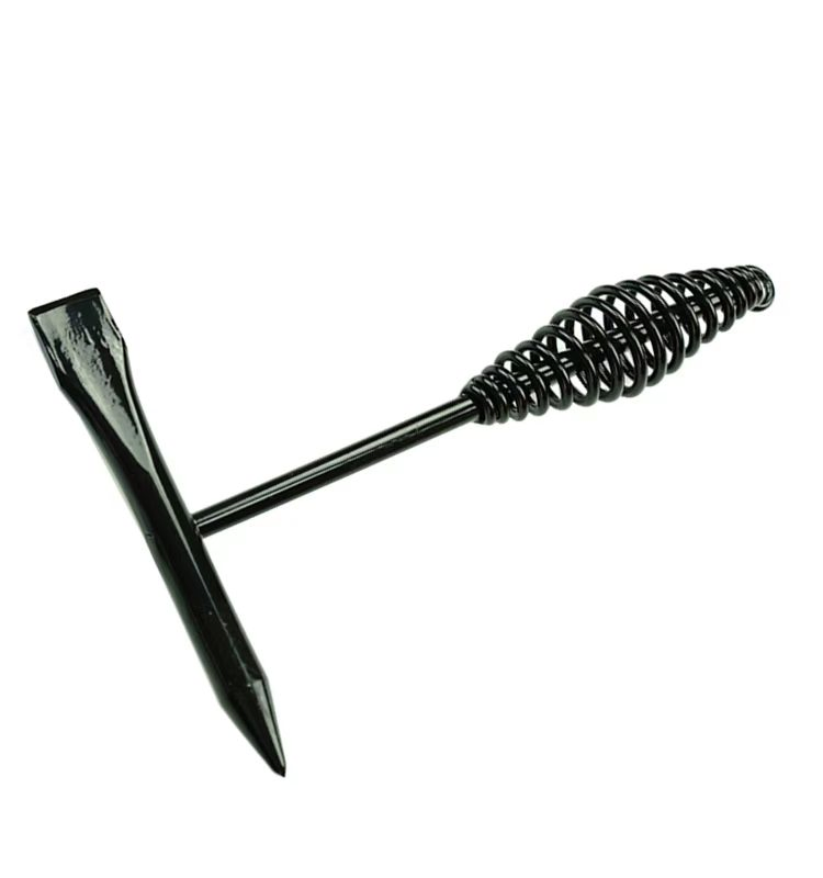 350g Chipping Hammer with Spring Handle One Piece Forging Slag Chipping Hammer