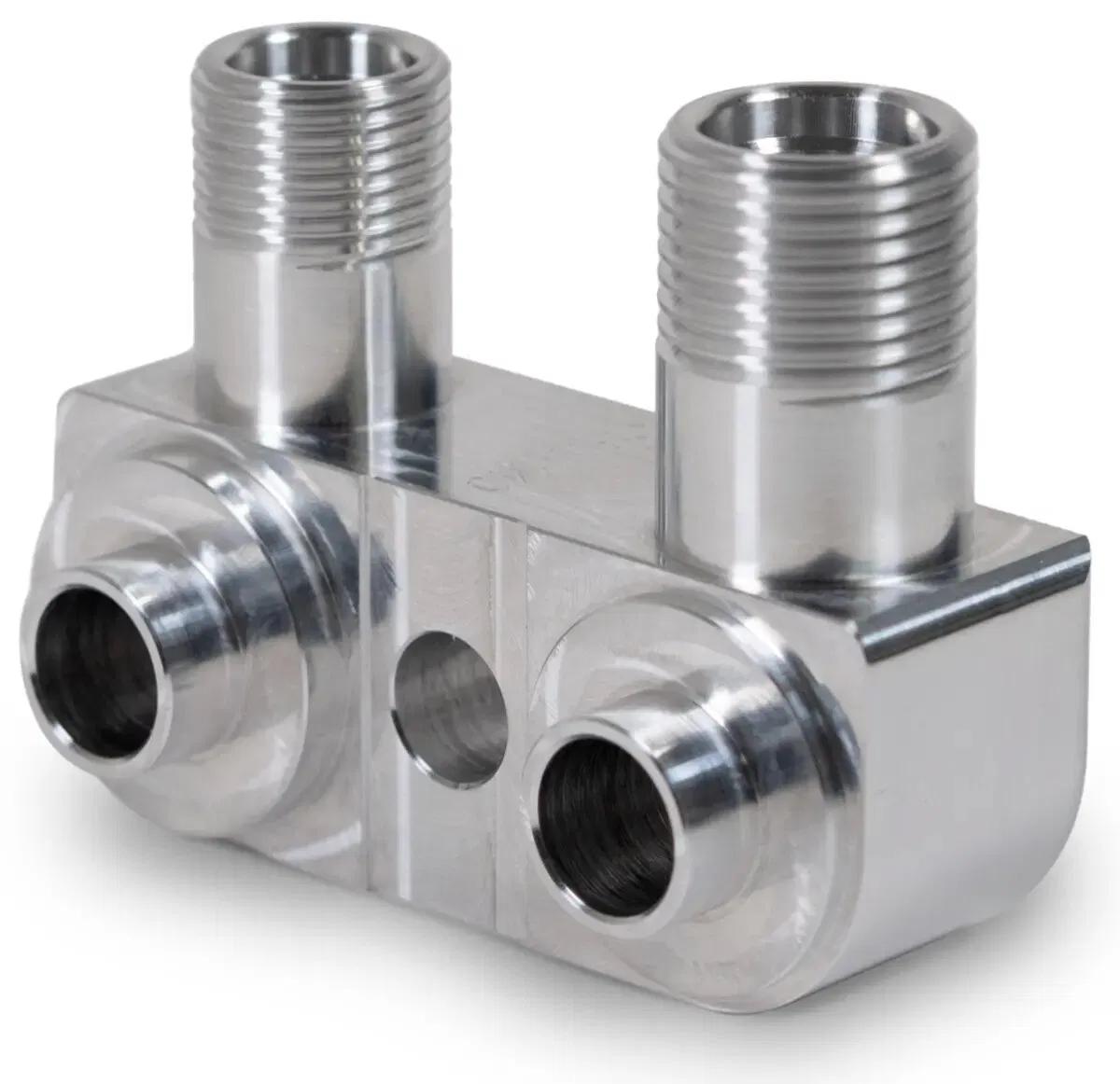 Адаптер 90° для компрессора кондиционера CNC 6061-T6
