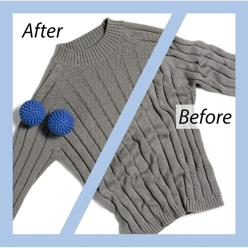 Promotional Factory Wholesale Durable 4-Pack Eco-Friendly TPR Cleaning Household Items Dryer Balls