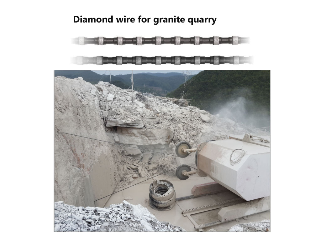 Quarry Granite-Wire Saw Machine Diamond Wire Rope for Cutting Stone Cutting Diamond Saw Chinese Products/Suppliers.