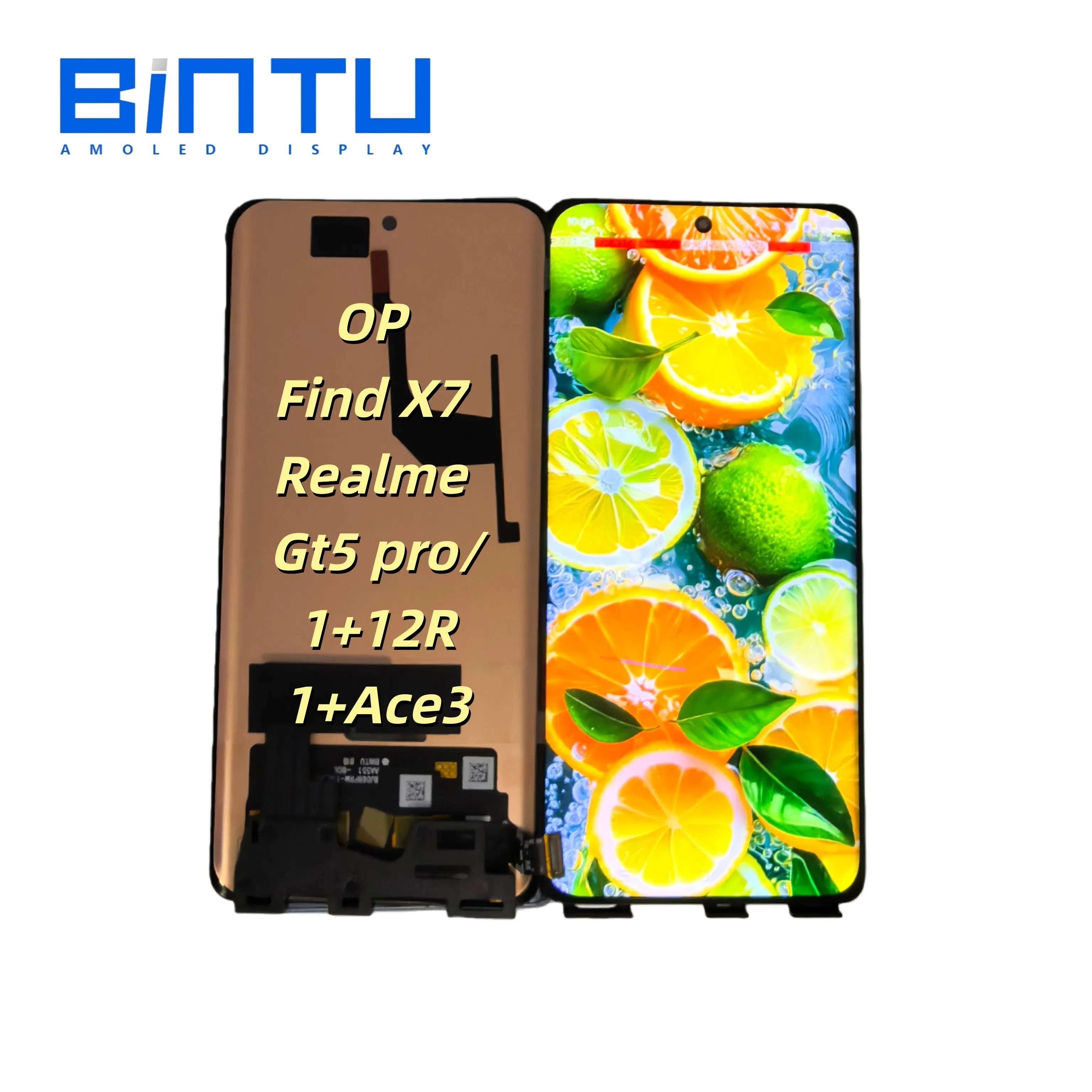 Дисплей Bintu 6.78 дюйма для Oppo Find X7, Realme GT5 Pro, 1+