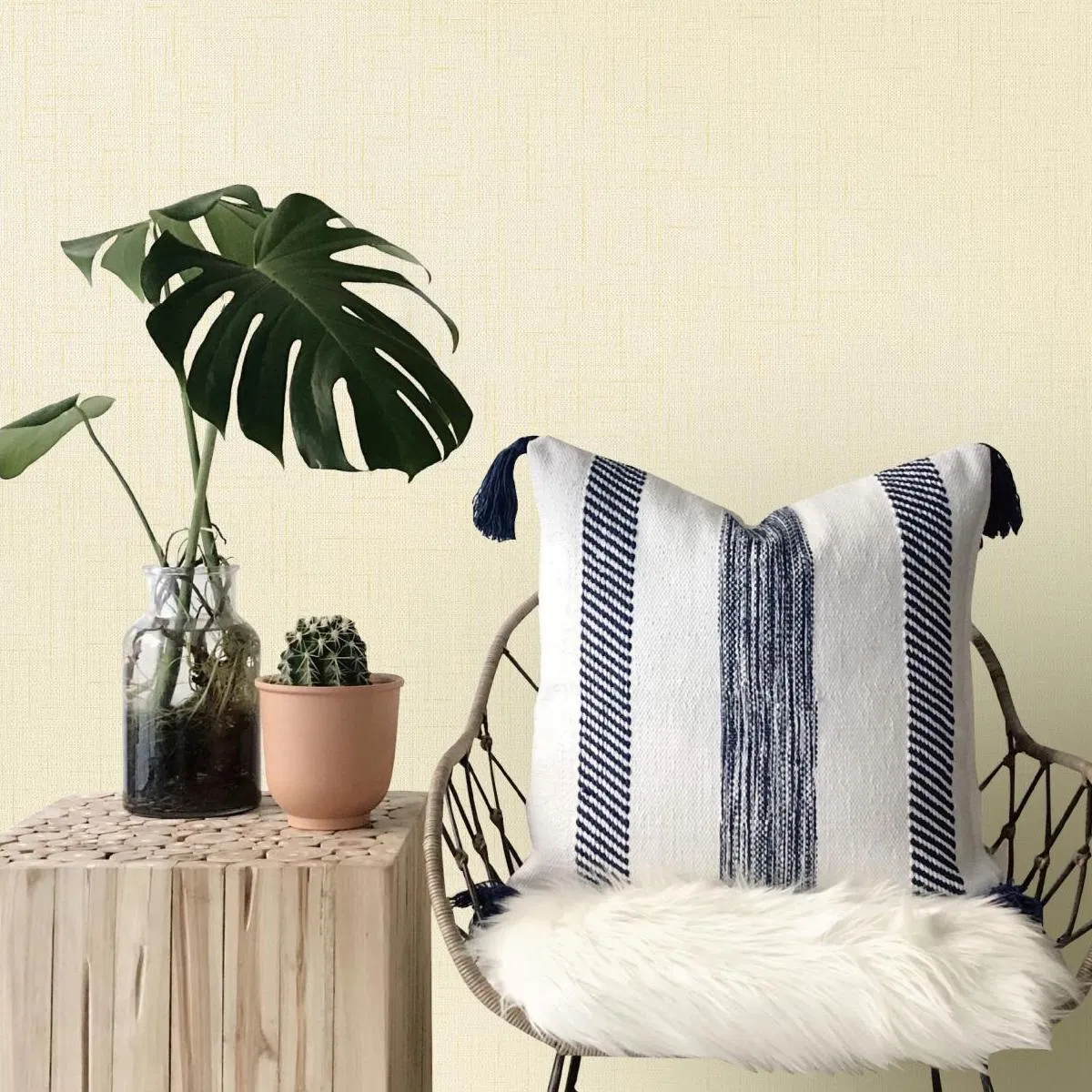 Sample Support PE/Leather Suede/Linen/PVC/Vinyl Wall Covering Wallpaper Fit for Interior Design Decorations Wallpaper