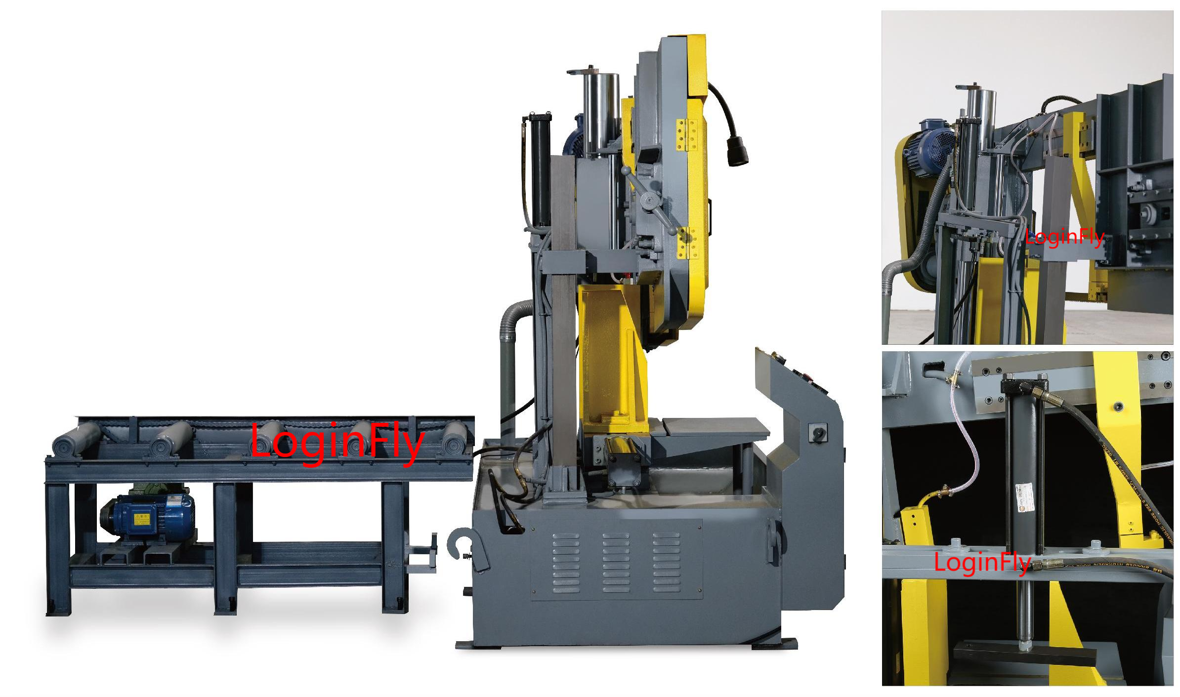 Ленточная пила по металлу полуавтоматическая гидравлическая H-33/50S
