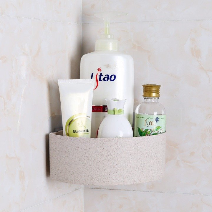 Waterproof Triangle Soap Holder with Suction Cups for Bathtubs