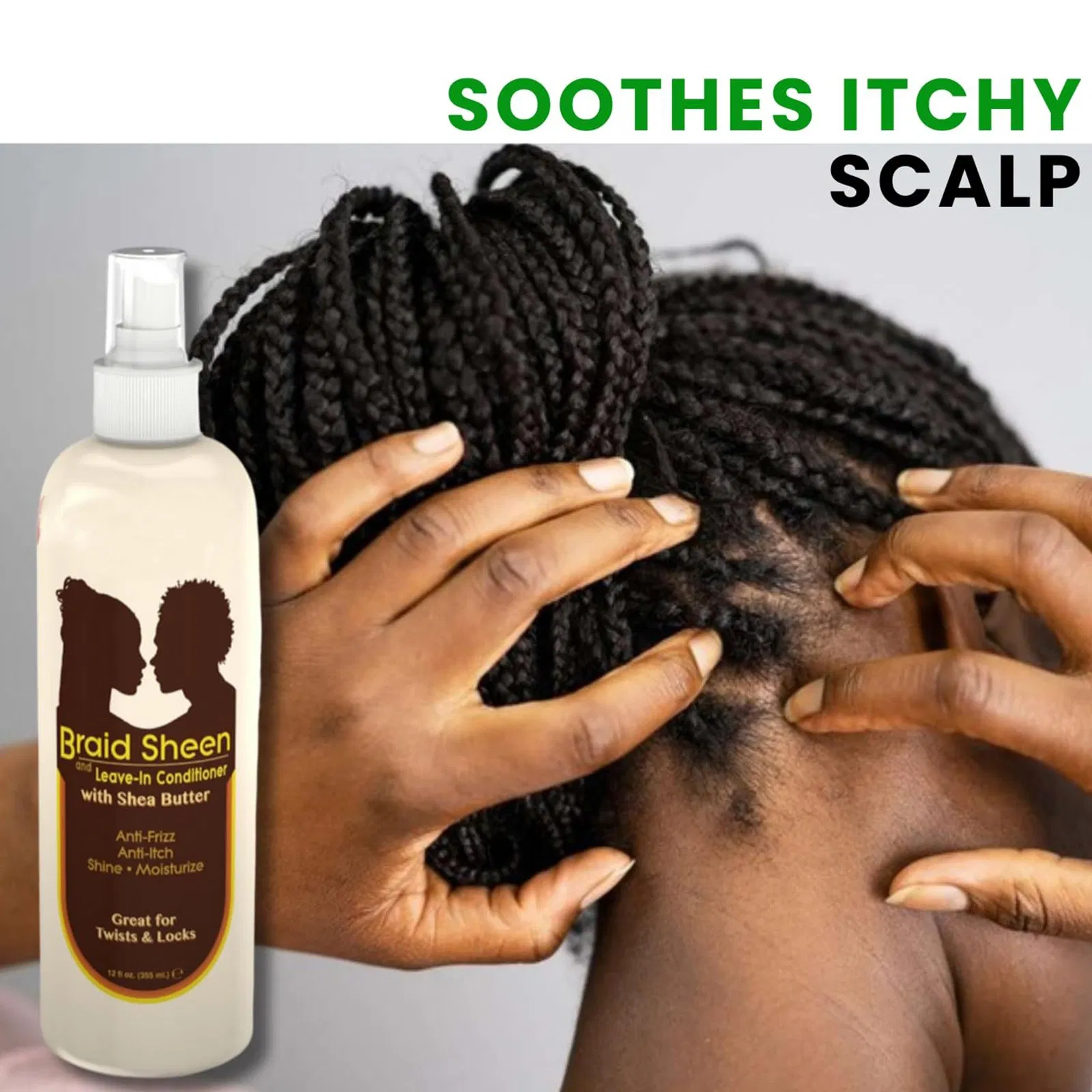 Beauty Cosmetics Hair Care Suitable for All Hair Types Loc Shine Spray