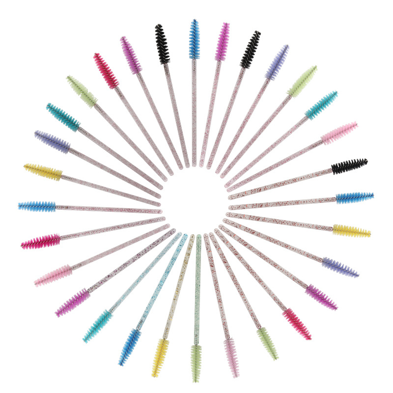 Mt Lashes 50 Pack Wholesale Mascara Wands Disposable Eyelash Eyebrow Brushes Applicator Makeup Cosmetic Brush for Eyelash Extensions Lash Brush