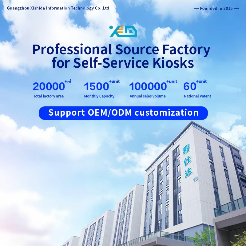 23.8passport Scanning Kiosk Coin Change and NFC Technology Advanced Cash Dispenser Kiosk