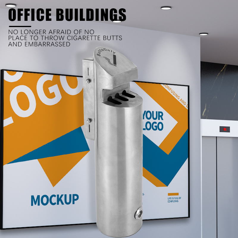 Cigarette Boxes Stainless Steel Cigarette Ashtray Outdoor Use