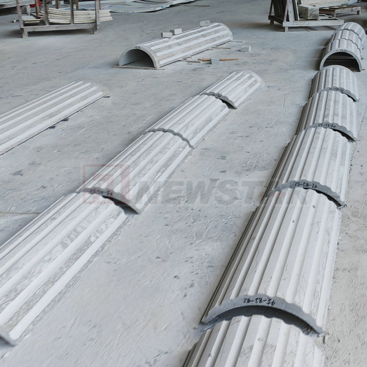 Carved Stone Pillar Granite Stone Pillar Price Outdoor Decoration Pillar Grey Granite Pillar