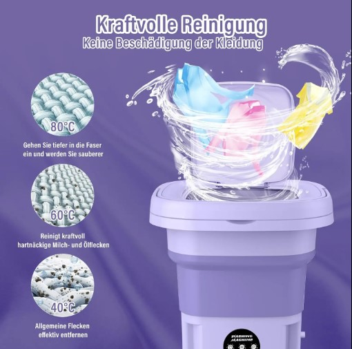 Hot High Quality Foldable Mini Shoes Clothes Wash Machine Portable Small Washing Machine with Rotary Drying Mini Washer