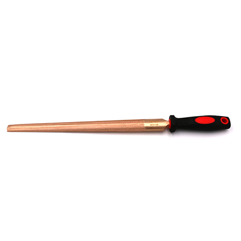 WEDO File Beryllium Copper File Non-Sparking/Magnetic Half Round File Fiberglass Handle