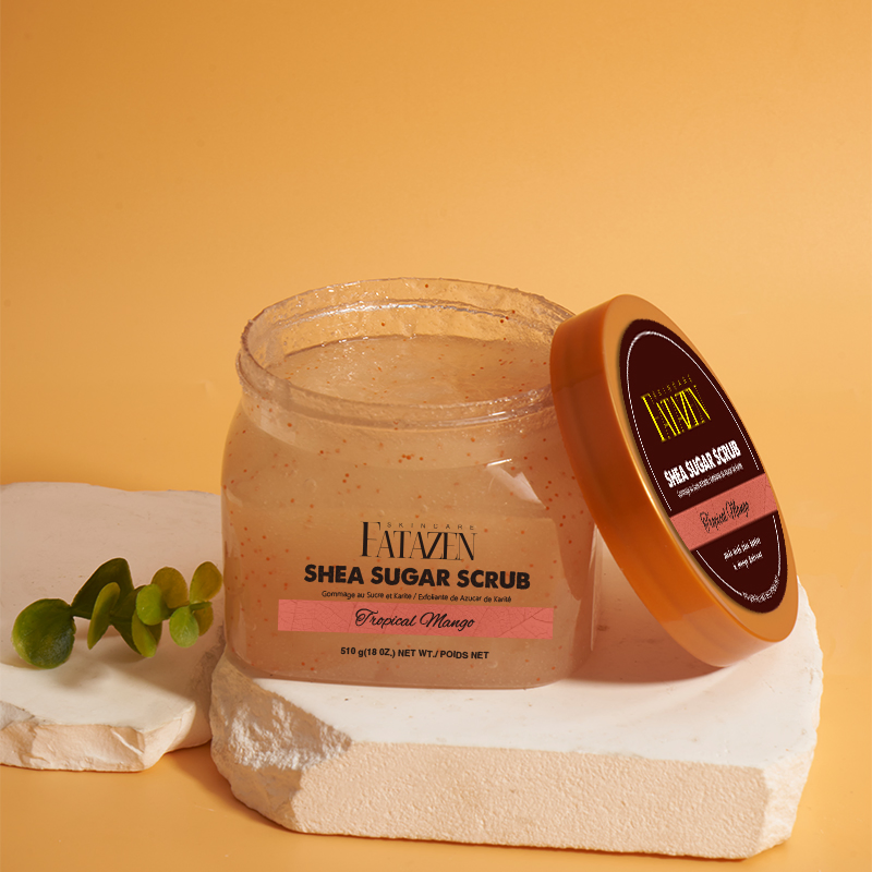 Organic Deep Hydrating Exfoliating Skin Restoring Natural Shine Moisturizing Mango Body Scrub