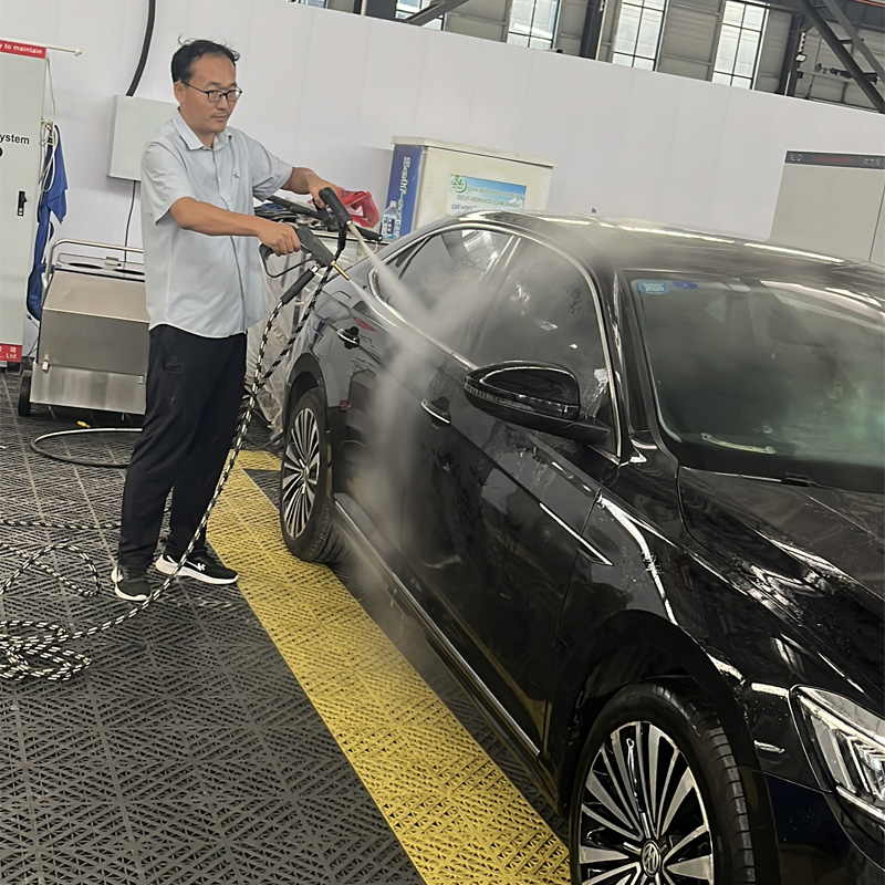 Dual Gun Steam Cleaner Supports Dual Person Simultaneous Operation One Click Switch for Wetdry Modes Doubled Efficiency and High Flexibility