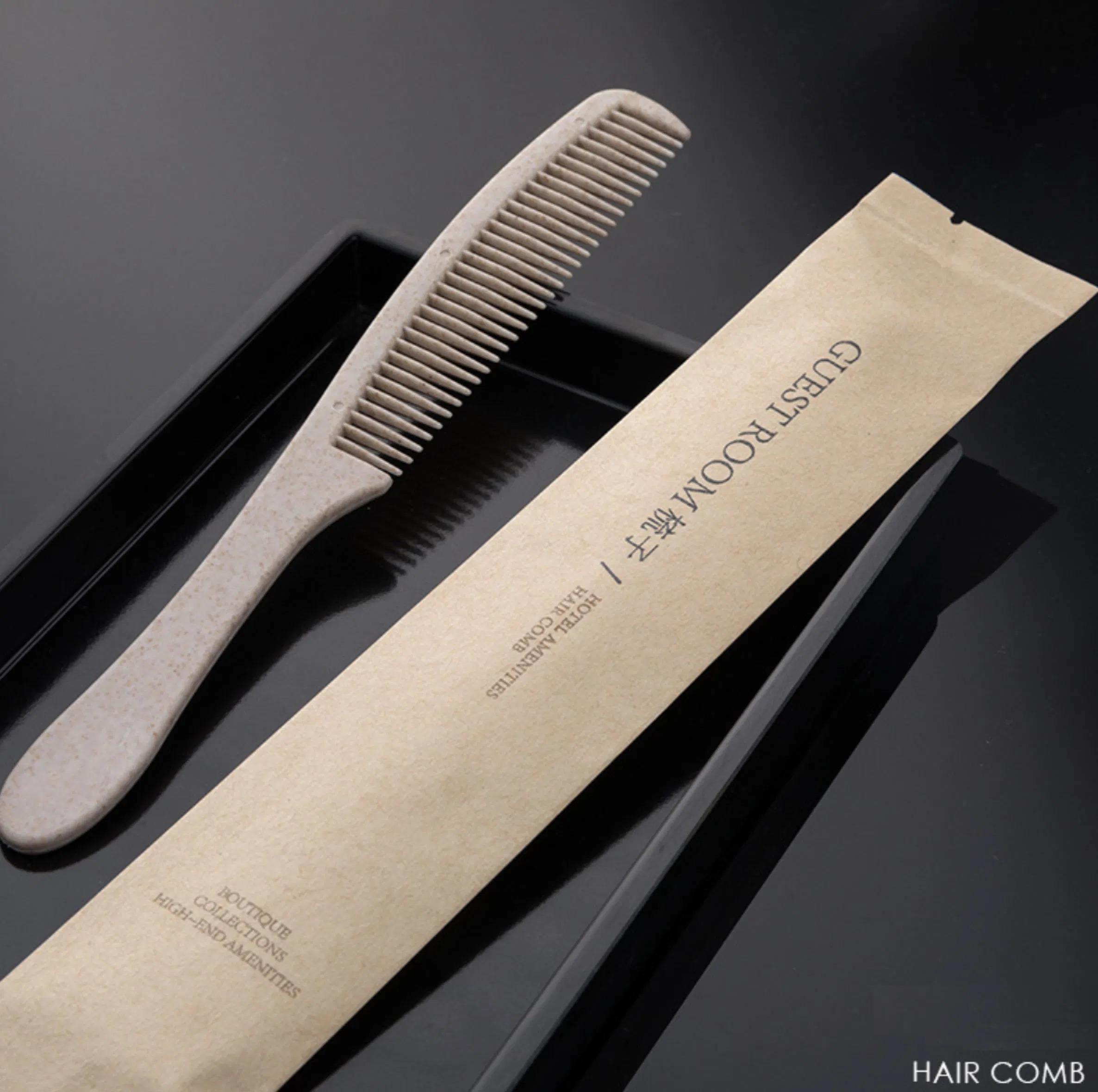 Fashion Hotel Bathroom Toiletries Amenities with Kraft Bag