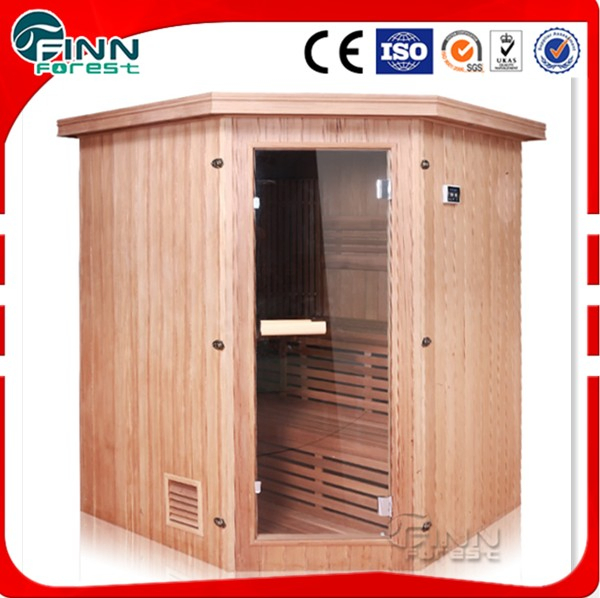 1-2 People Home Use Outdoor Hotel Apartment Mini Wooden Sauna Room