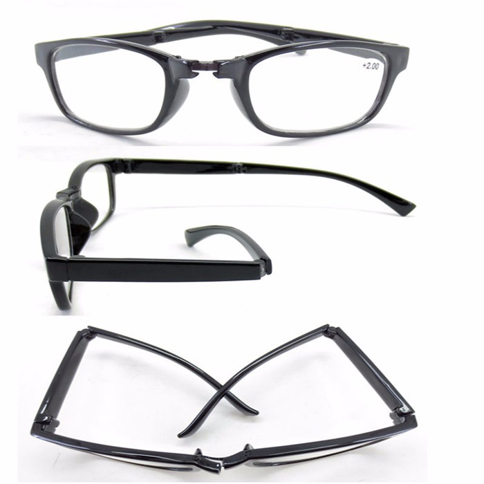 2024 Fashion Portable Plastic Foldable with Case Reading Glasses for Reader