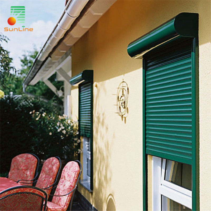 Residencial Use Hurricane Windproof Roller Shutter Window