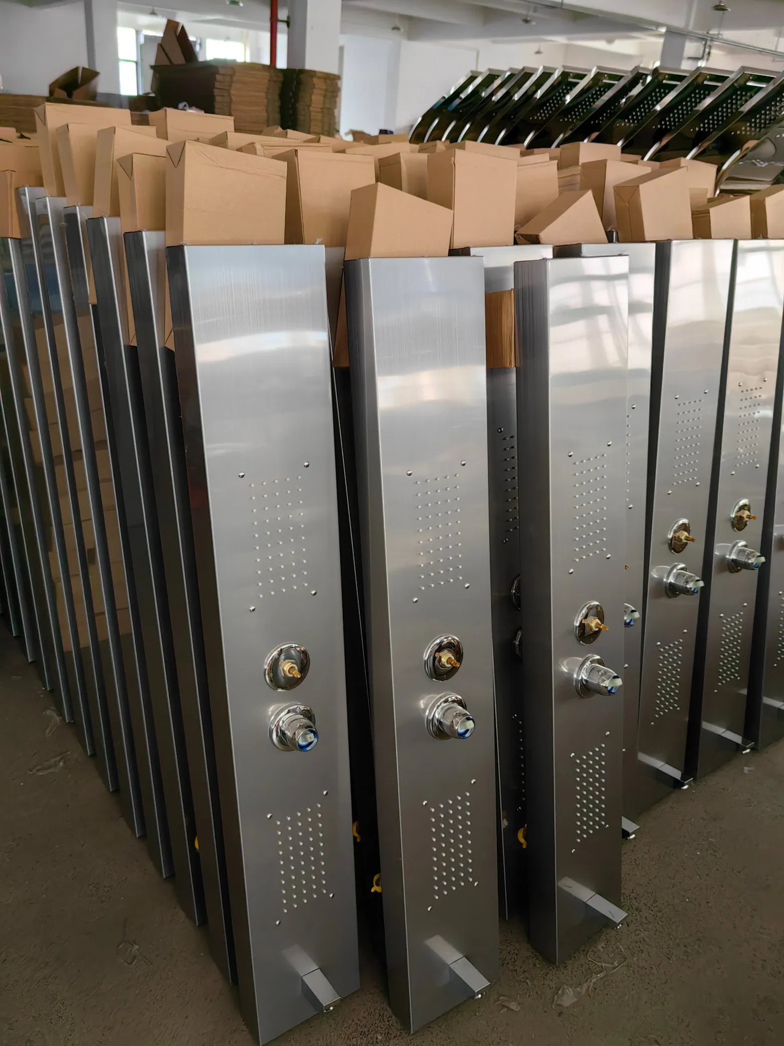 Good Design Shower Panel Column Towers Stainless Steel Wall Mount Shower Panel