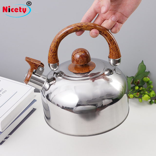 Outdoor Pot and Kettle Bamboo Handle 12-Piece Stainless Steel Kitchen Dinner Set