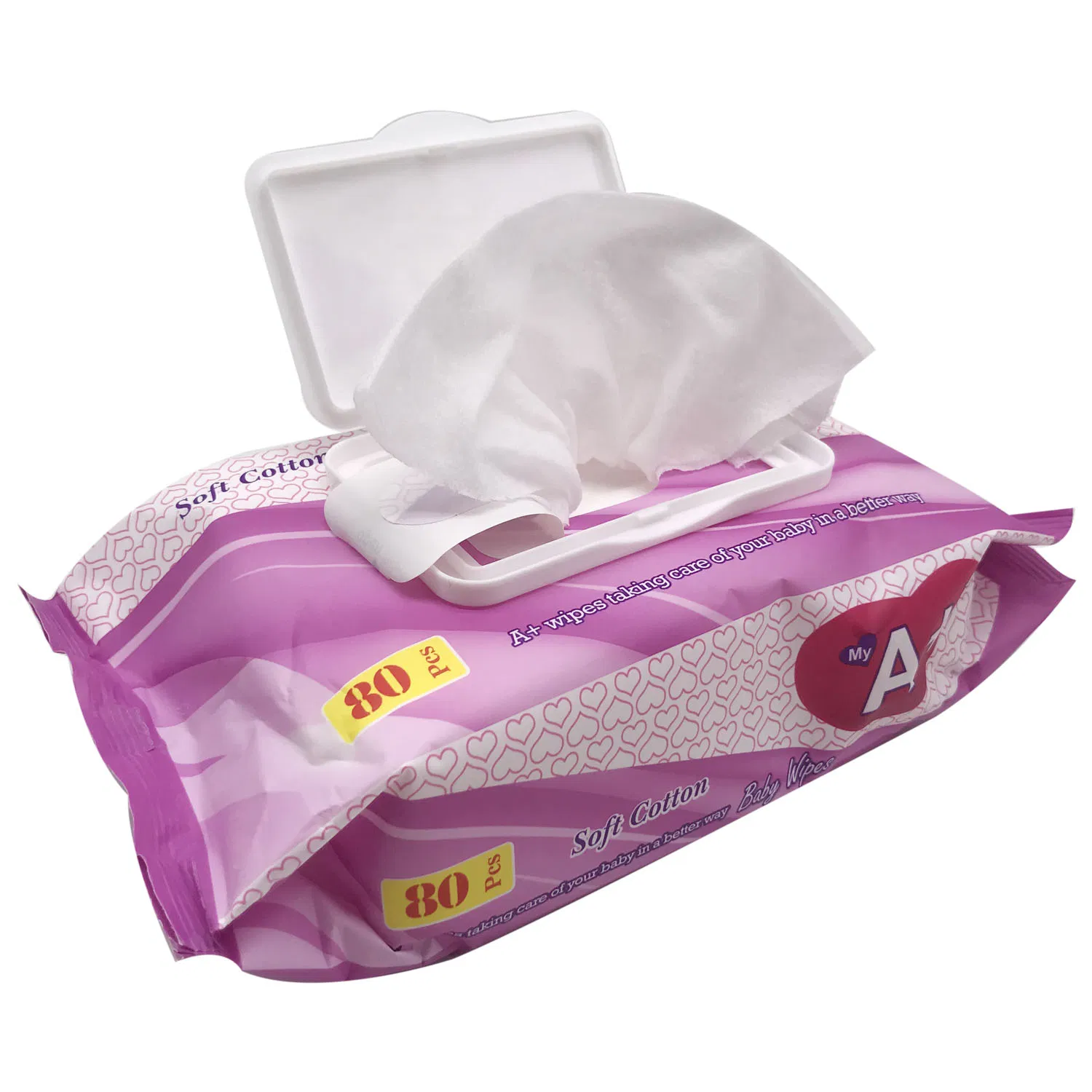 Baby Products Disposable Cleaning Wet Baby Wipes for Skin Care
