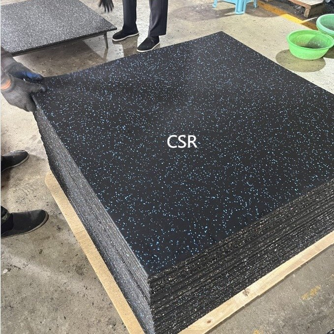 Fitness Training SBR Rubber Gym Floor Mat Flooring Tiles