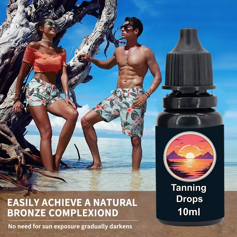 Oral Self-Tanning Drops, Sun-Free Contouring for Face & Body