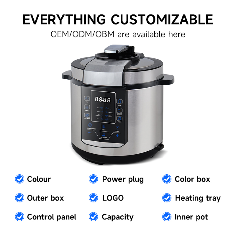 Fast Cooking Electric Pressure Cooker Multi Cooker for Commercial Kitchen Use