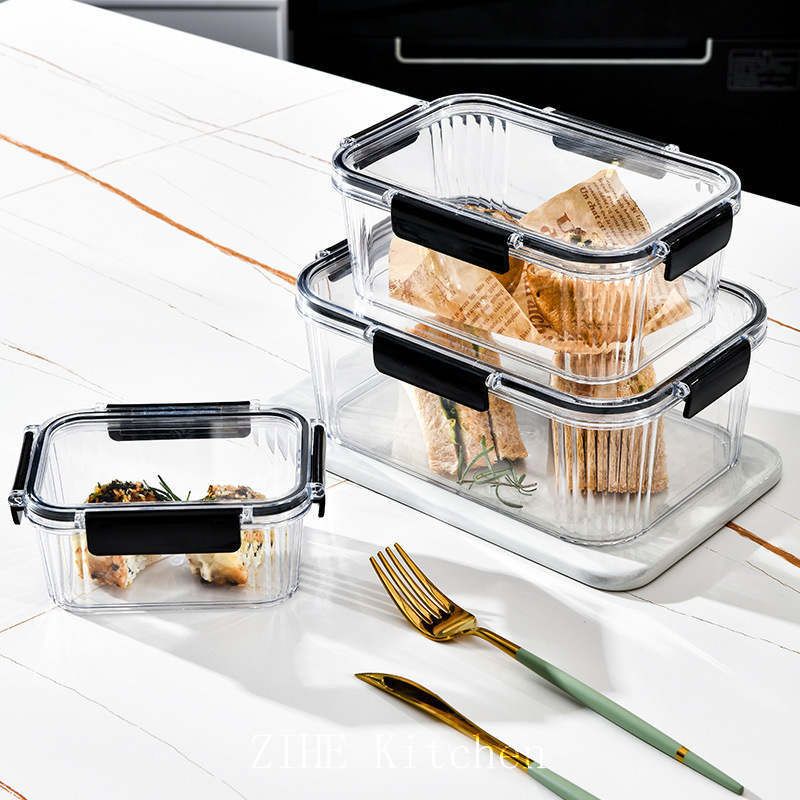 Dustproof Food Organizer Frozen Sealed Fruit & Vegetable Dumpling Box with Lid