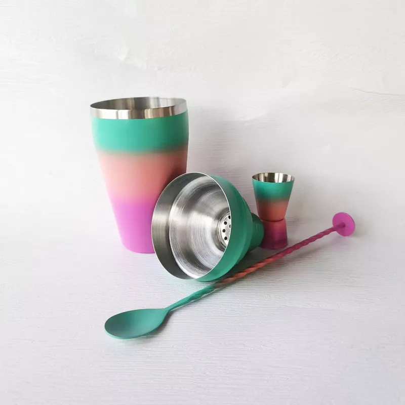 Барный набор из нержавеющей стали, зеленый