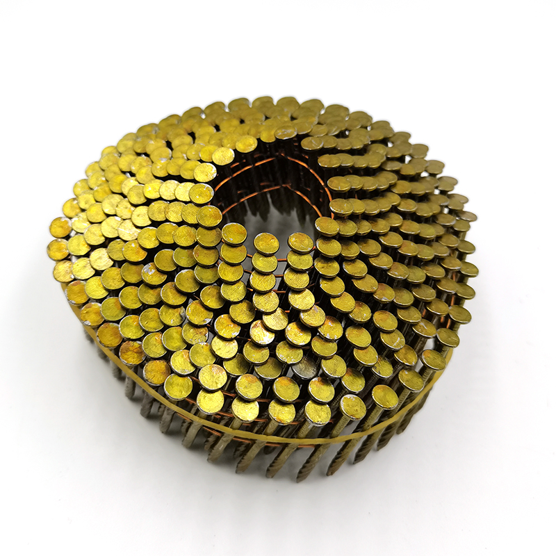 China Factory Supply Coil Nail Spiral Shank Painting for Pallets Fastener