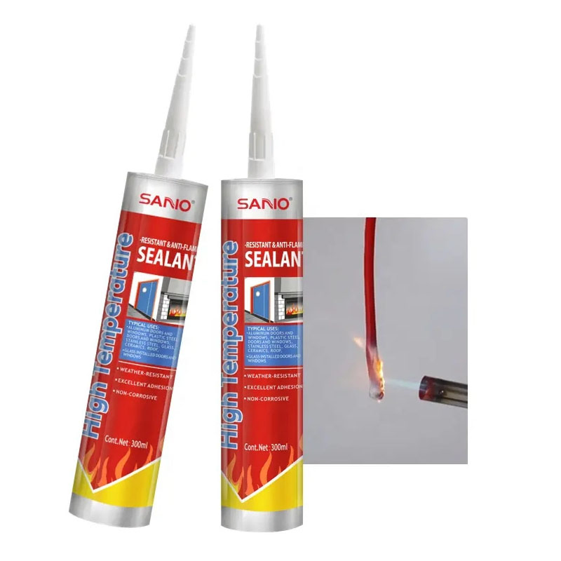 Fire Retardant Sealant Waterproof and High Temperature Resistant Fire Stop Sealant Adhesive Building Material