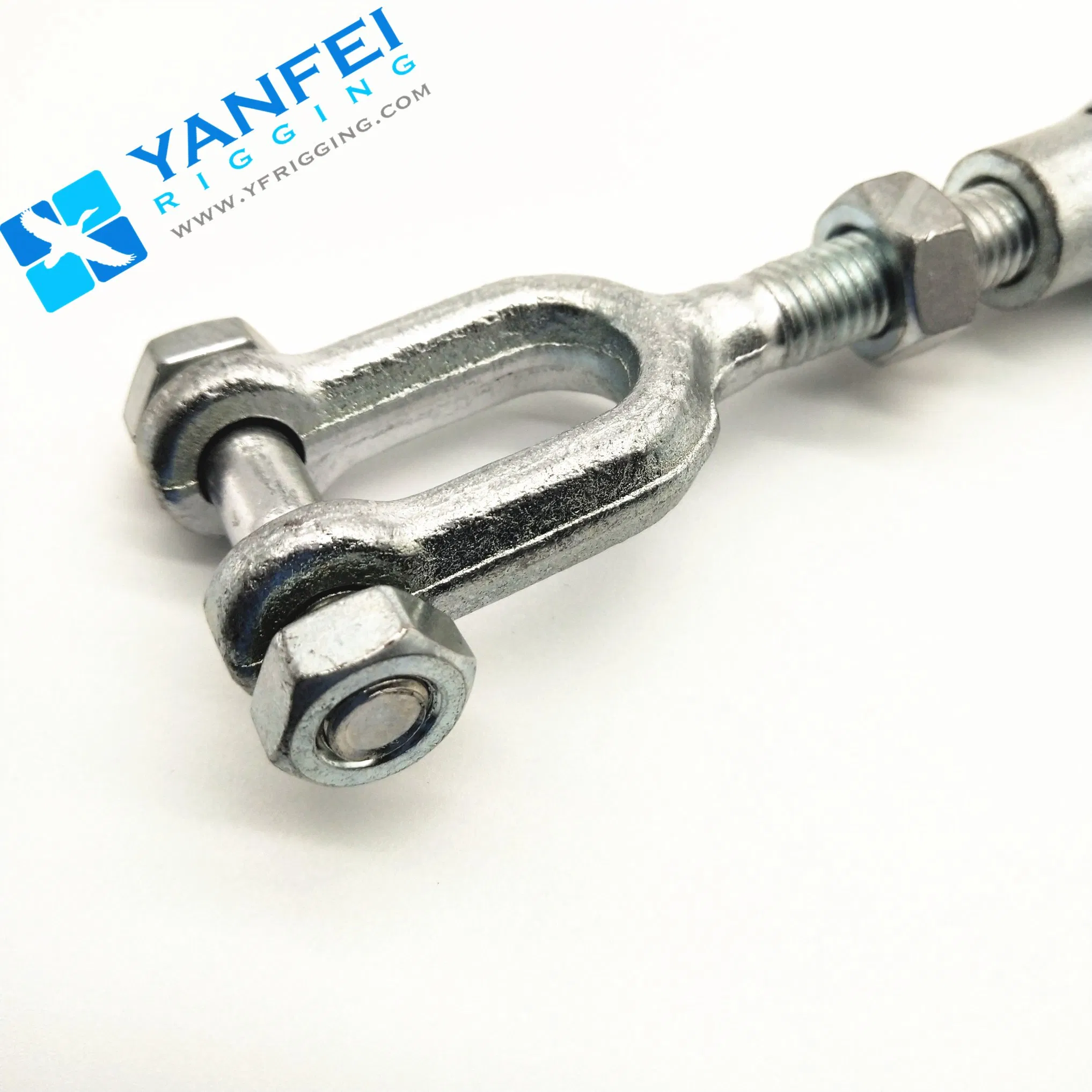 Galvanized DIN1478 Jaw & Jaw Type Turnbuckle