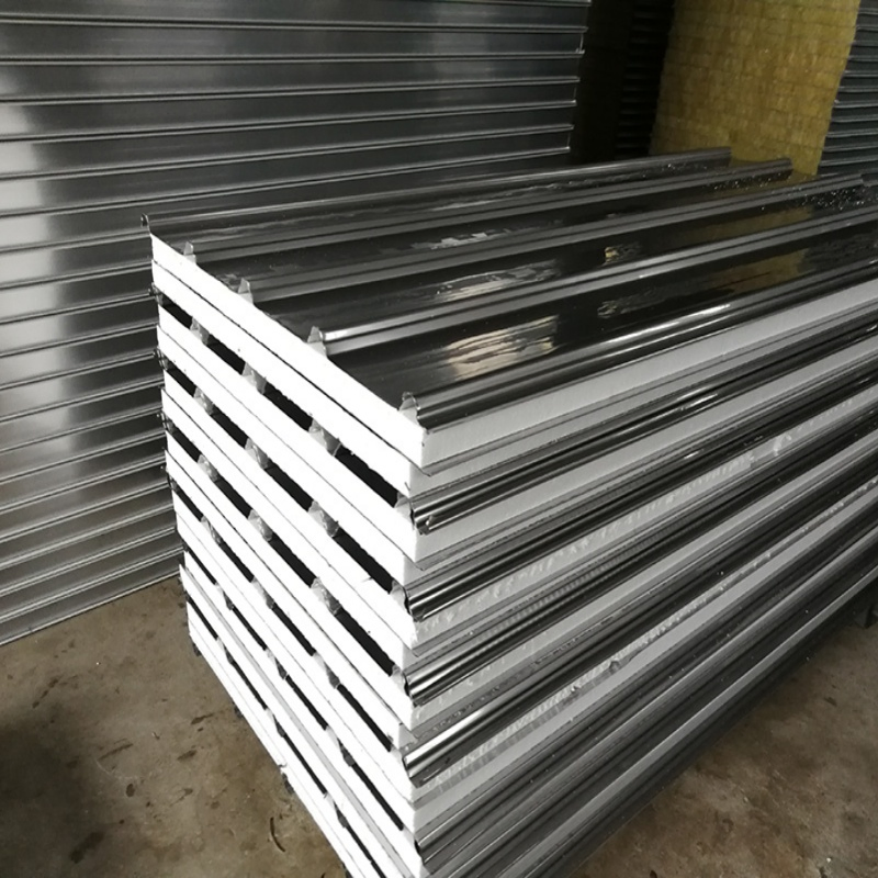 Factory Machine Polyurethane System Insulation EPS Sandwich Panels Lightweight Building Silding Wall and Ceiling Panel