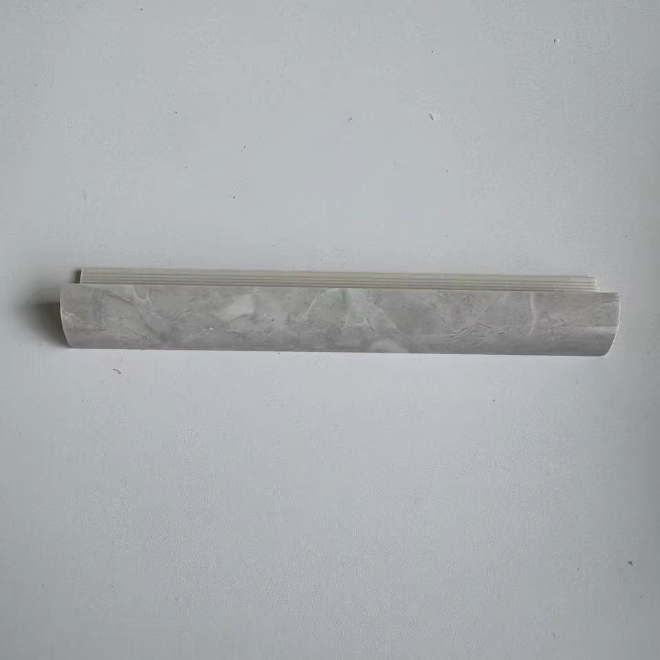 Modern Style Decorative Plastic Tile Edge Trim Round Corner Shape Stone PVC Ceramic Tile Trim for Edge Trimming Decoration