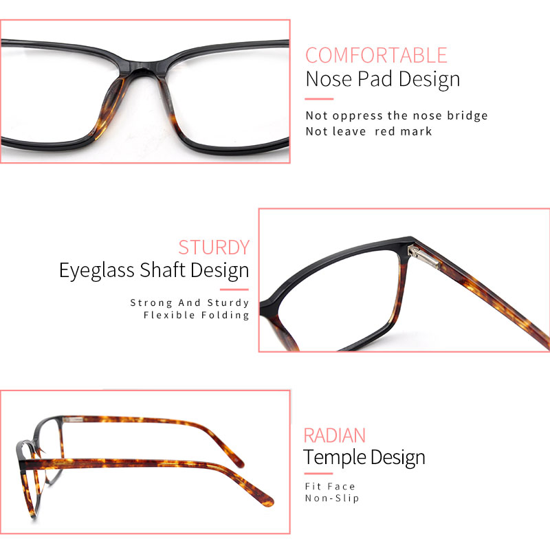 Fashion Laminate Acetate Spectacle Frame Optical Frame Manufacture